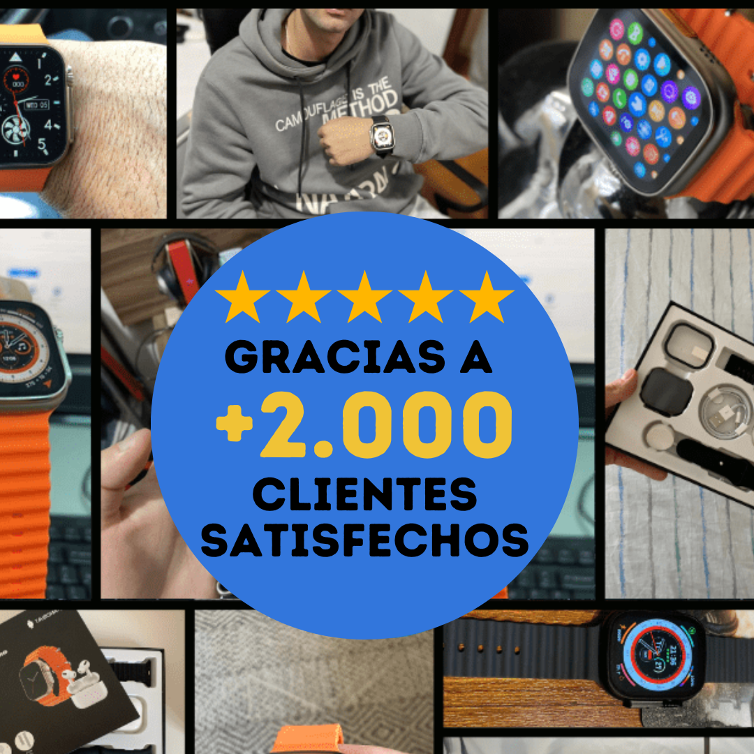 Pack SmartWatch Ultra™ 9 PRO – Potencia, Salud y Deporte en tu Muñeca