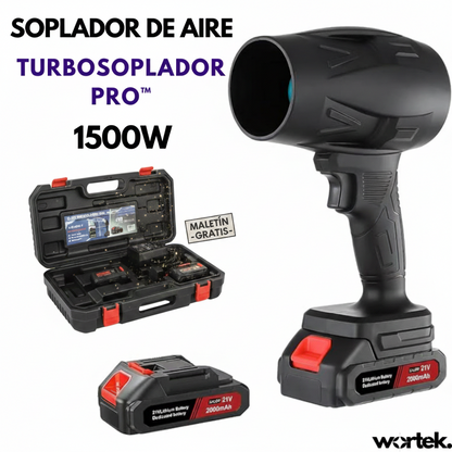 TurboSoplador PRO™ 1500W | Batería + Maletín GRATIS